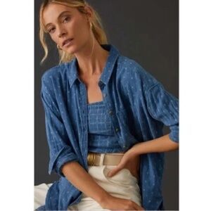 Pilcro 100% cotton button down